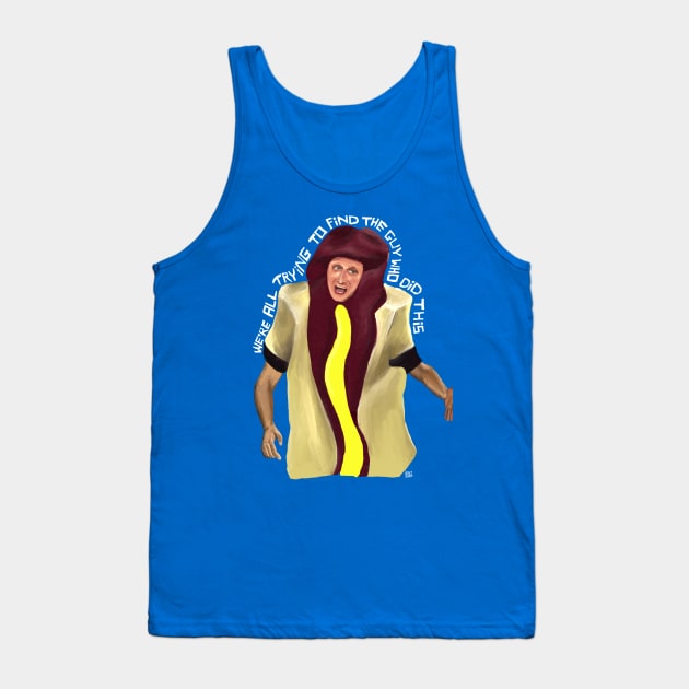 Hot Dog Suit Tank Top by EBDrawls